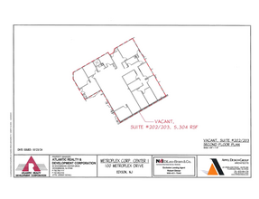 100 Metroplex Dr, Edison, NJ en alquiler Plano de la planta- Imagen 2 de 2