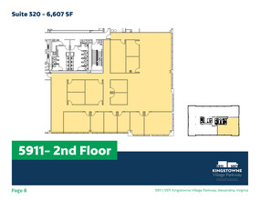 5900-5920 Kingstowne Towne Ctr, Alexandria, VA en alquiler Plano de la planta- Imagen 1 de 1