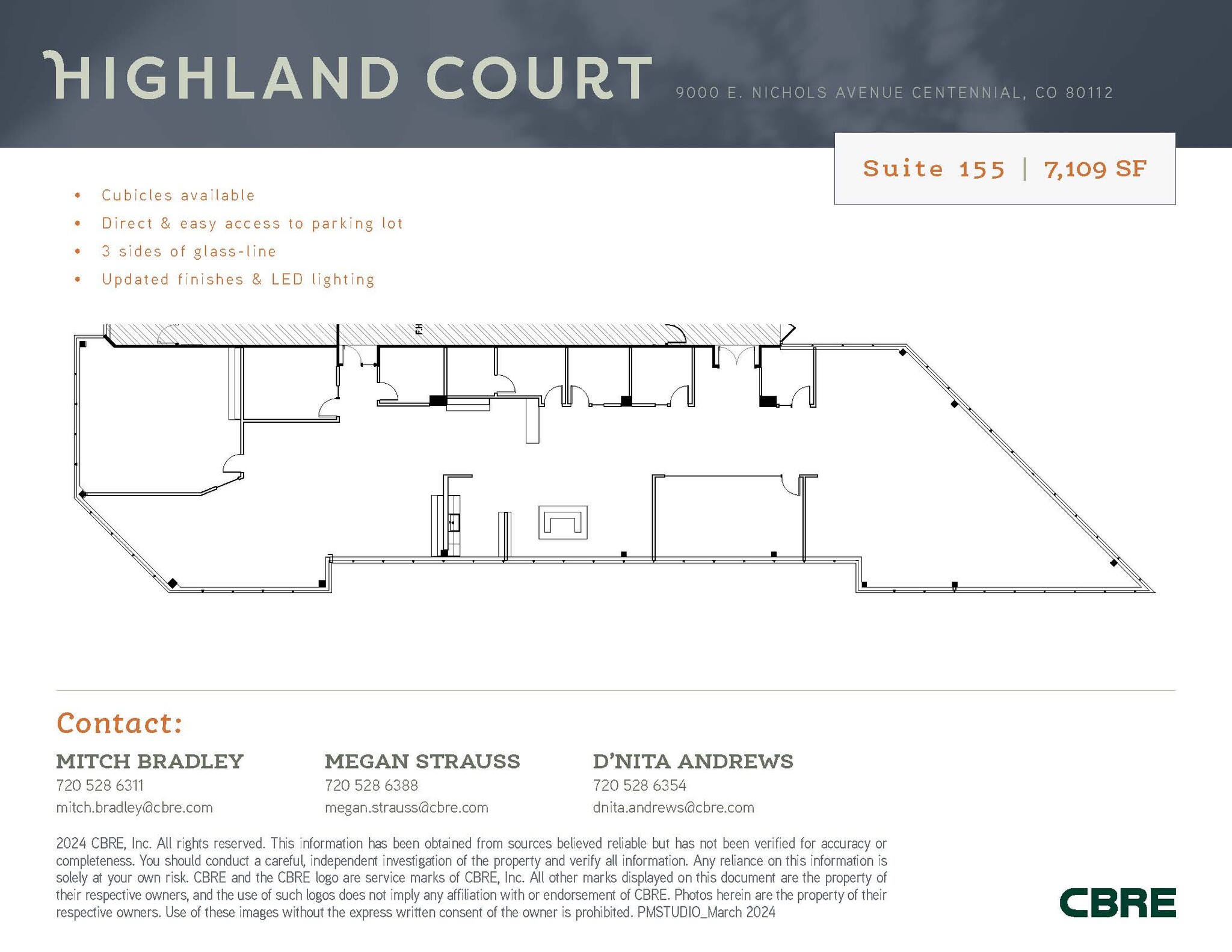 9000 E Nichols Ave, Centennial, CO en alquiler Plano de la planta- Imagen 1 de 4