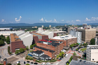 1110-1132 Market St, Chattanooga, TN - VISTA AÉREA  vista de mapa - Image1