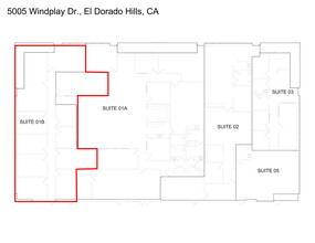 5001 Windplay Dr, El Dorado Hills, CA en alquiler Plano del sitio- Imagen 1 de 2