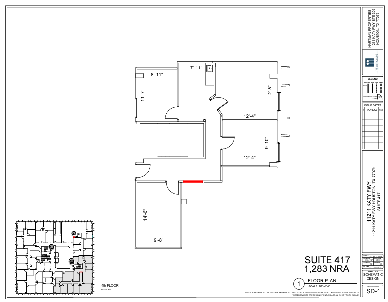 11211 Katy Fwy, Houston, TX en alquiler Plano de la planta- Imagen 1 de 1