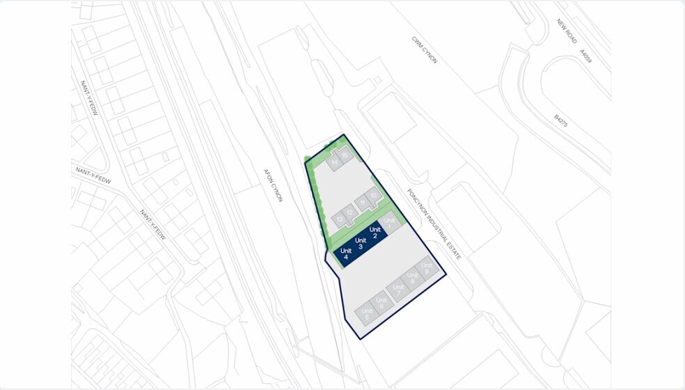 Pontcynon Industrial Estate, Abercynon en alquiler - Plano del sitio - Imagen 3 de 3