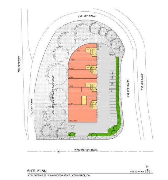 4719 E Washington Blvd, Commerce, CA en alquiler - Plano del sitio - Imagen 2 de 9