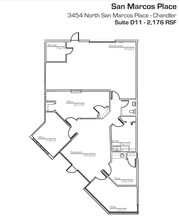 3454 N San Marcos Pl, Chandler, AZ en alquiler Plano de la planta- Imagen 1 de 1