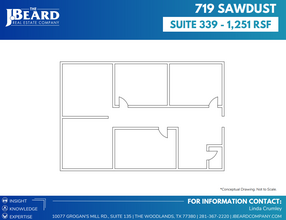 719 Sawdust Rd, The Woodlands, TX en alquiler Plano de la planta- Imagen 1 de 1