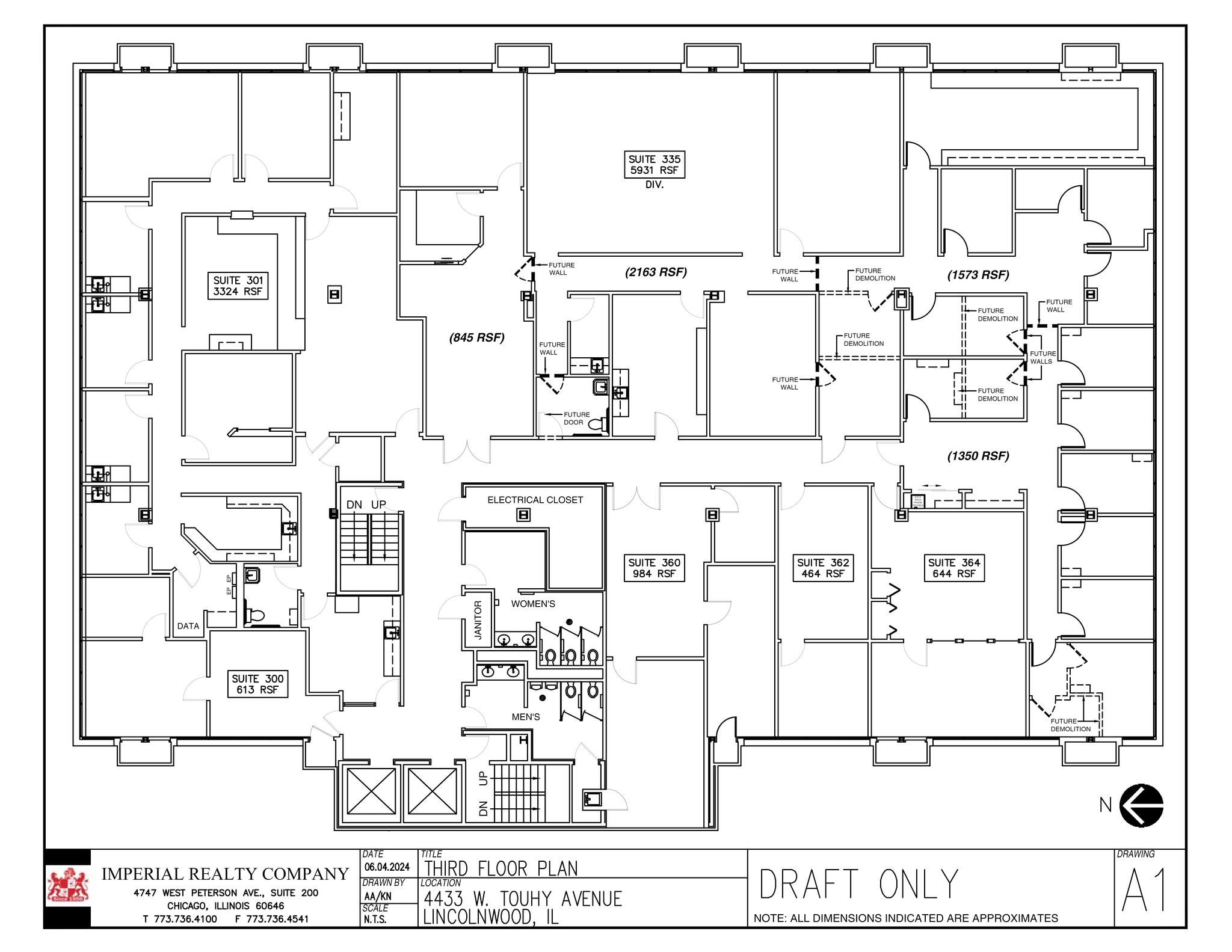 4433 W Touhy Ave, Lincolnwood, IL en alquiler Plano del sitio- Imagen 1 de 1