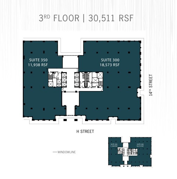 1401 H St NW, Washington, DC en alquiler Plano de la planta- Imagen 1 de 1