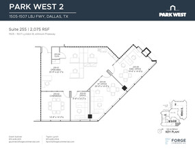 1501-1507 Lyndon B Johnson Fwy, Dallas, TX en alquiler Plano de la planta- Imagen 1 de 2