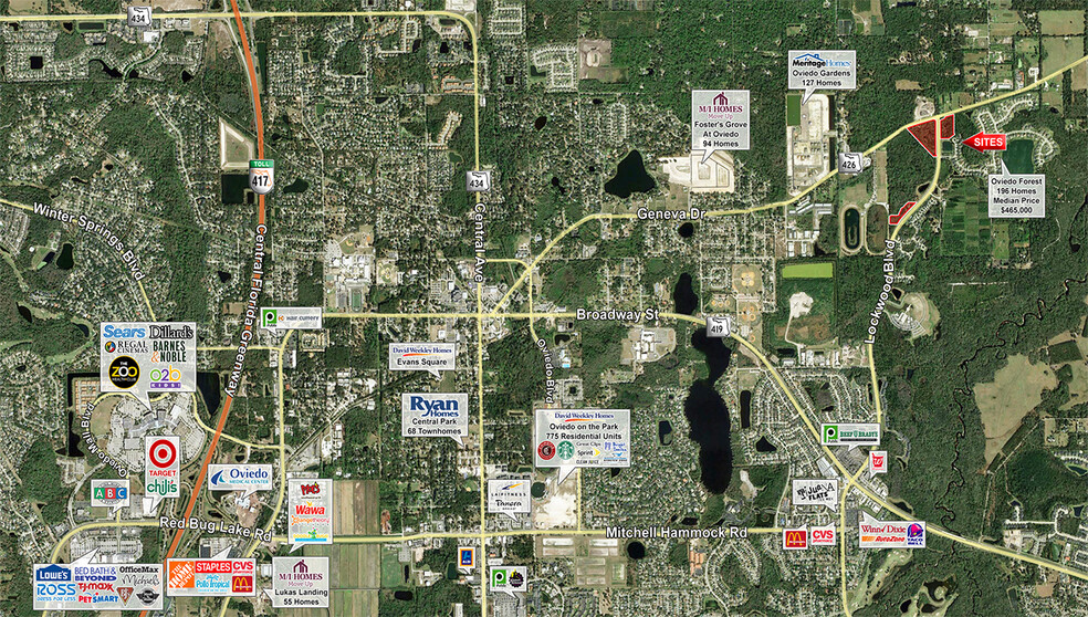 Lockwood Blvd & SR 426, Oviedo, FL en venta - Foto del edificio - Imagen 3 de 3