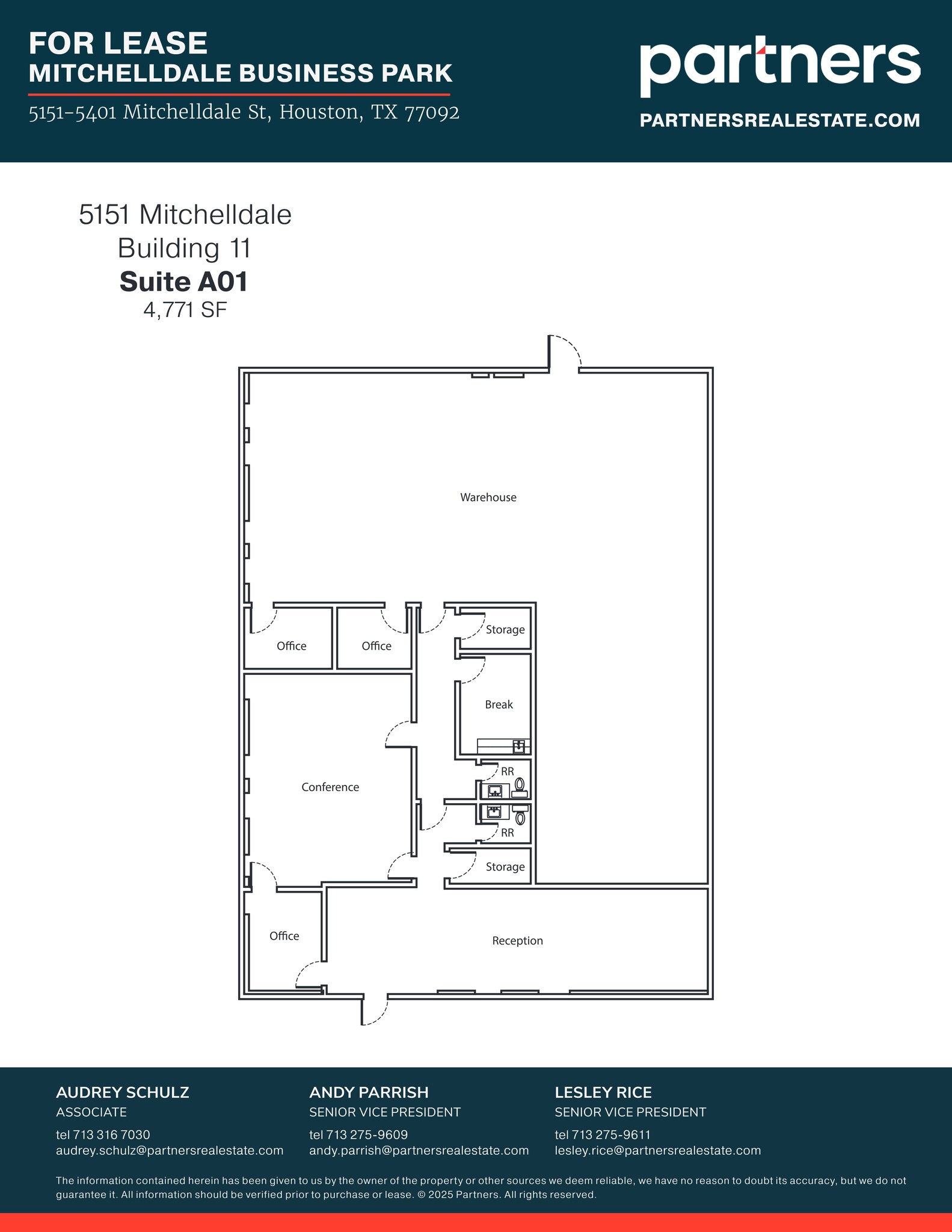 5151 Mitchelldale St, Houston, TX en alquiler Plano del sitio- Imagen 1 de 1