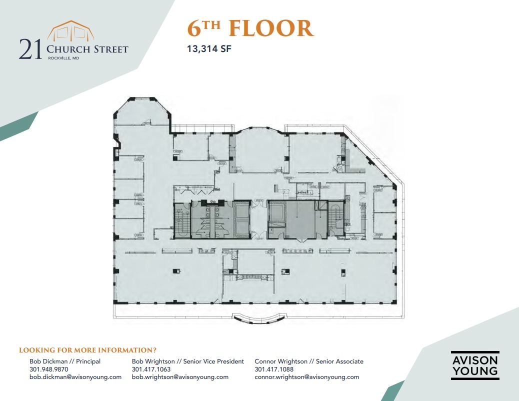 21 Church St, Rockville, MD en alquiler Plano de la planta- Imagen 1 de 1