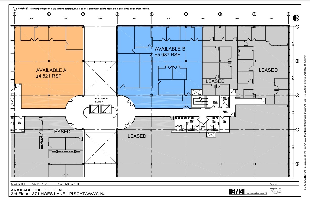 371 Hoes Ln, Piscataway, NJ en alquiler Plano de la planta- Imagen 1 de 1