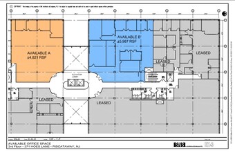 371 Hoes Ln, Piscataway, NJ en alquiler Plano de la planta- Imagen 1 de 1