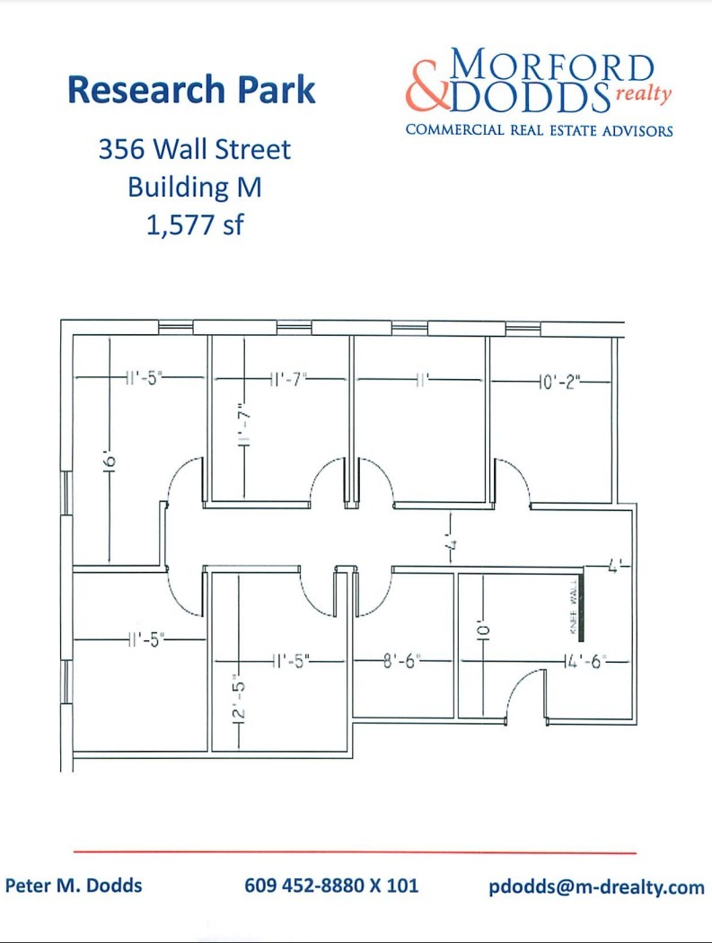 326-350 Wall St, Princeton, NJ en alquiler Plano de la planta- Imagen 1 de 1