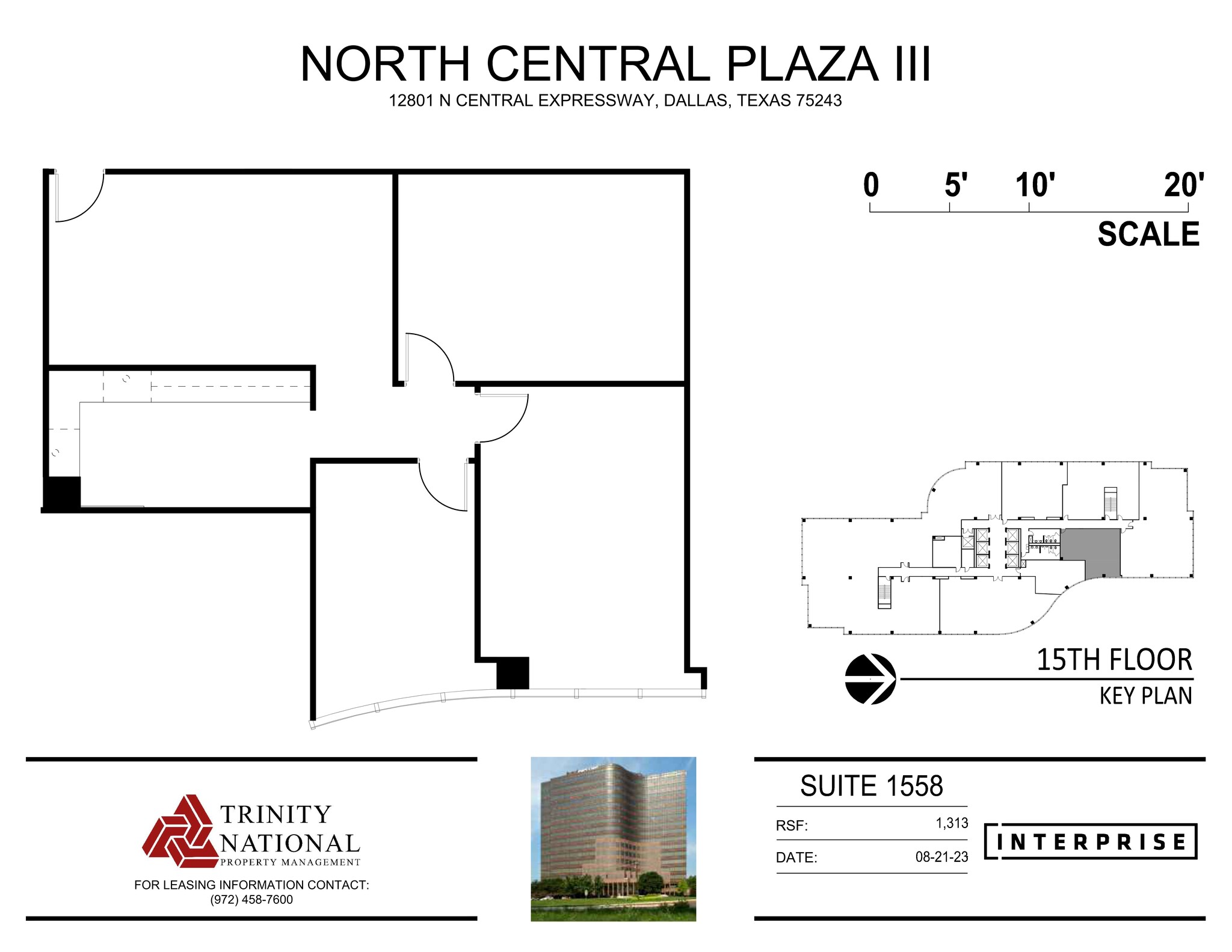 12801 N Central Expy, Dallas, TX en alquiler Plano del sitio- Imagen 1 de 1