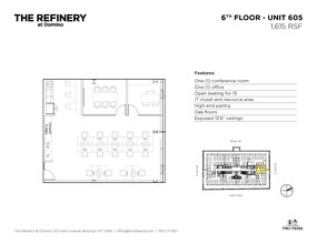 300 Kent Ave, Brooklyn, NY en alquiler Plano de la planta- Imagen 1 de 9