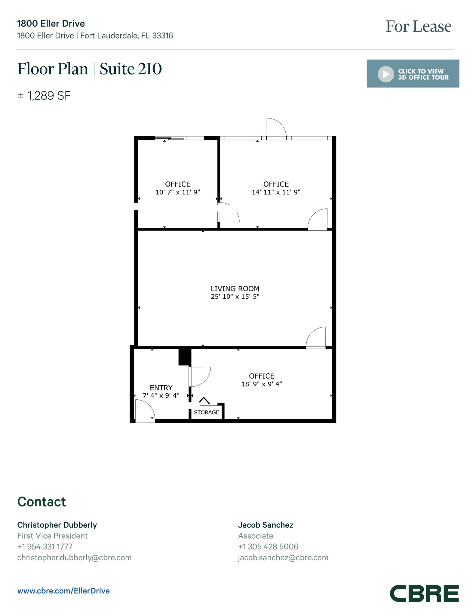 1800 Eller Dr, Fort Lauderdale, FL en alquiler Plano del sitio- Imagen 1 de 1