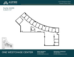 10777 Westheimer Rd, Houston, TX en alquiler Plano de la planta- Imagen 1 de 1