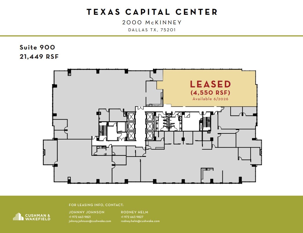 2000 McKinney Ave, Dallas, TX en alquiler Plano de la planta- Imagen 1 de 1