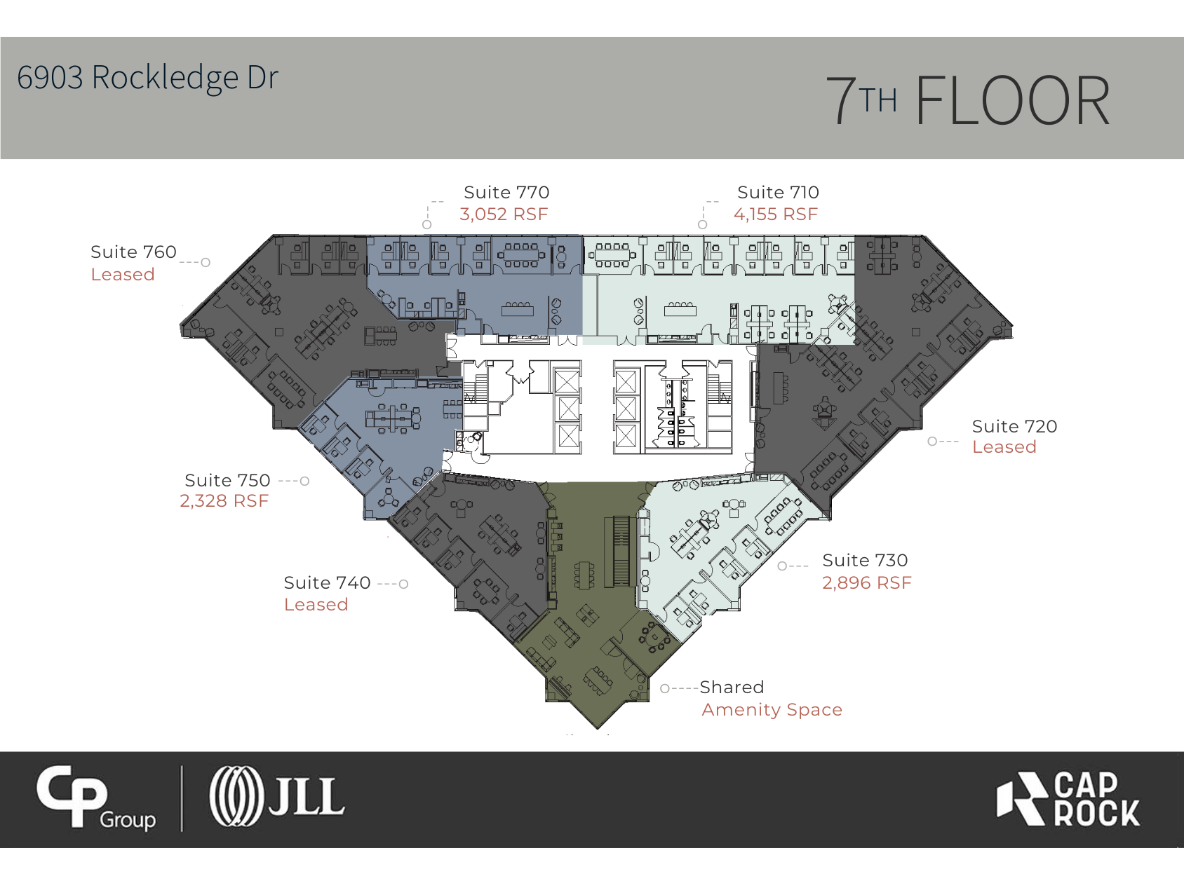 6903 Rockledge Dr, Bethesda, MD en alquiler Plano de la planta- Imagen 1 de 14