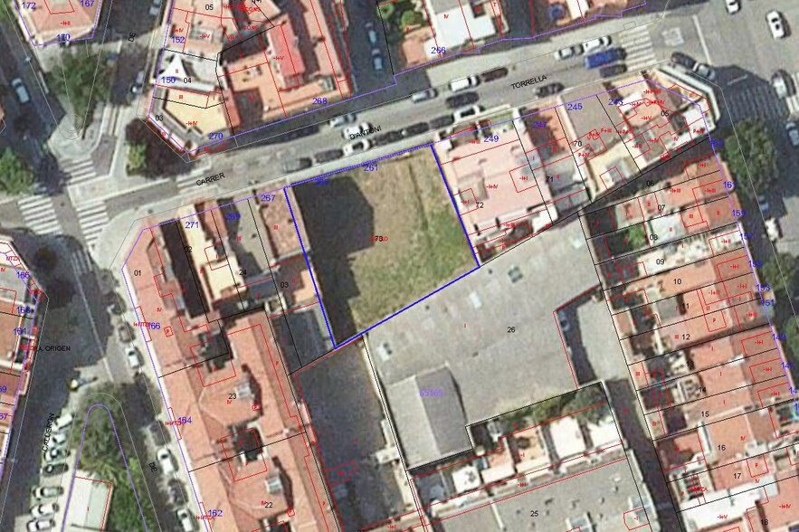 Carrer d'Antoni Torrella, 261, Terrassa, Barcelona en venta - Plano de solar - Imagen 2 de 2
