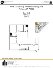 3900 N Causeway Blvd, Metairie, LA en alquiler Plano del sitio- Imagen 1 de 1