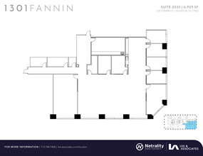 1301 Fannin St, Houston, TX en alquiler Plano de la planta- Imagen 2 de 2