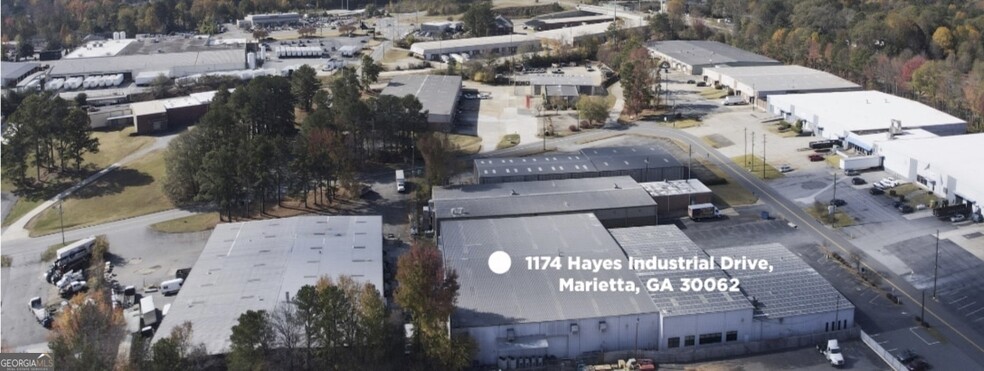 1174 Hayes Industrial Dr, Marietta, GA en venta - Vista aérea - Imagen 2 de 20