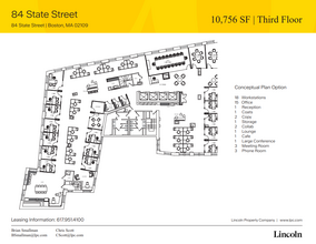 84 State St, Boston, MA en alquiler Plano de la planta- Imagen 2 de 2