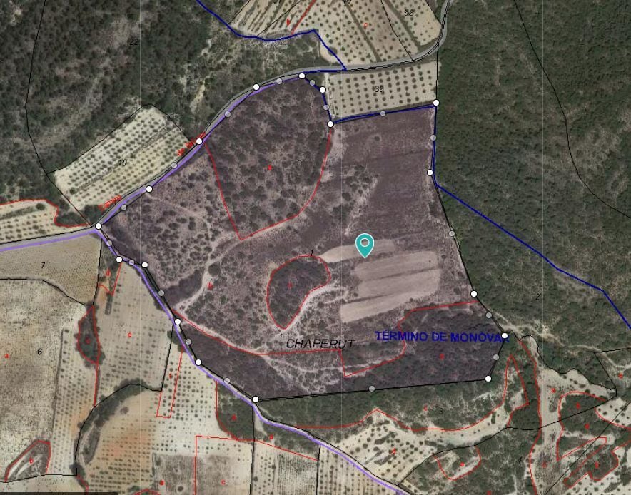 Terreno en MONÒVER, Alicante en venta Plano del sitio- Imagen 1 de 2