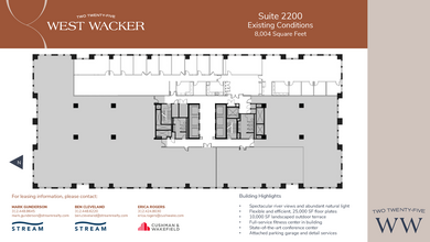 225 W Wacker Dr, Chicago, IL en alquiler Plano de la planta- Imagen 2 de 2