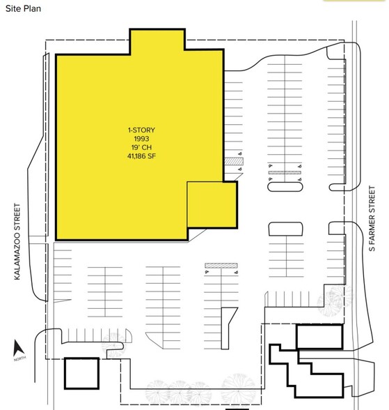 114-120 S Farmer St, Otsego, MI en venta - Plano del sitio - Imagen 3 de 7