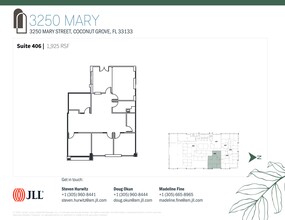 3250 Mary St, Coconut Grove, FL en alquiler Plano del sitio- Imagen 1 de 2