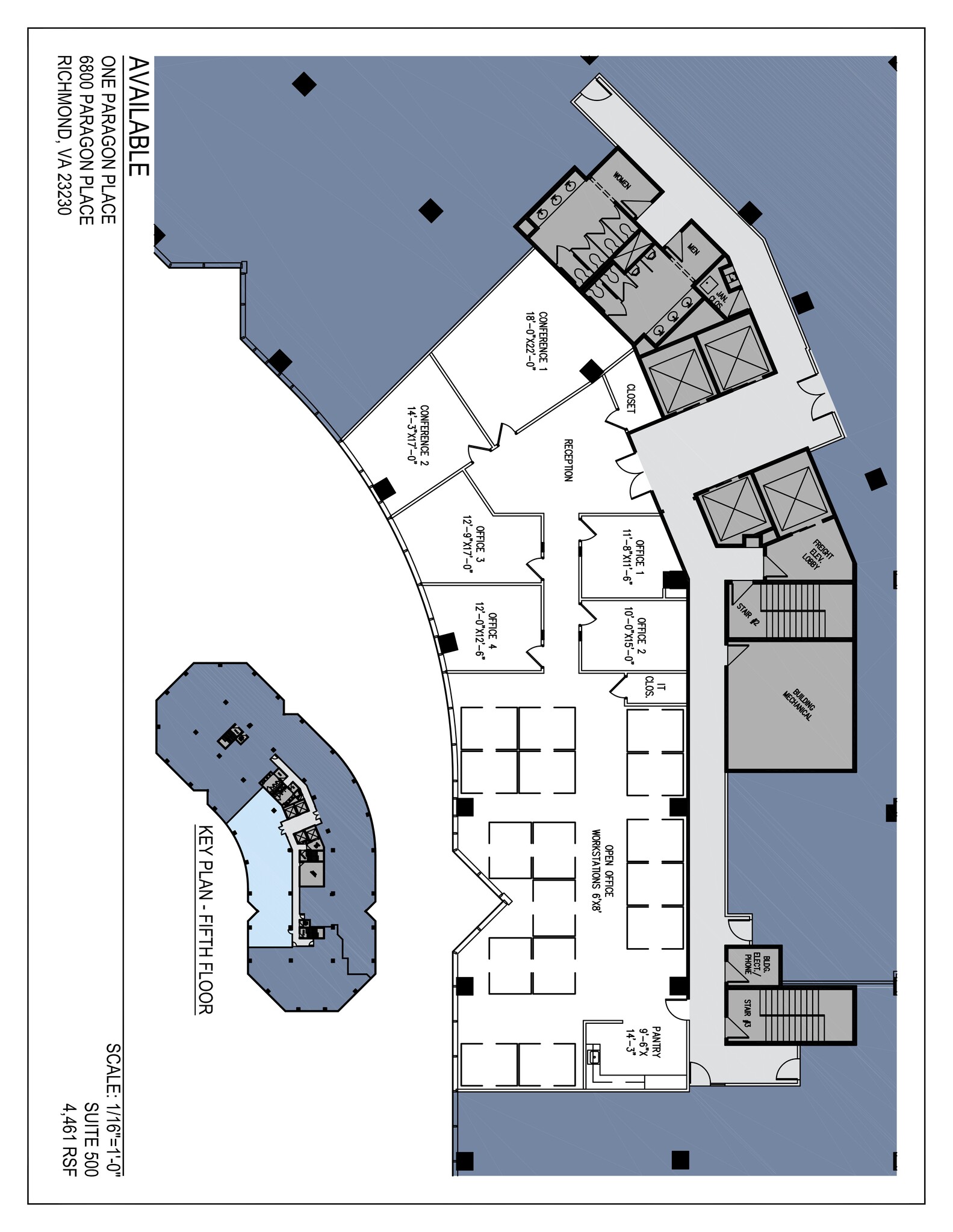 6800 Paragon Pl, Richmond, VA en alquiler Plano del sitio- Imagen 1 de 1