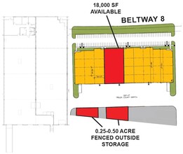 Beltway 8 @ JFK Blvd, Houston, TX en alquiler Plano de la planta- Imagen 2 de 4