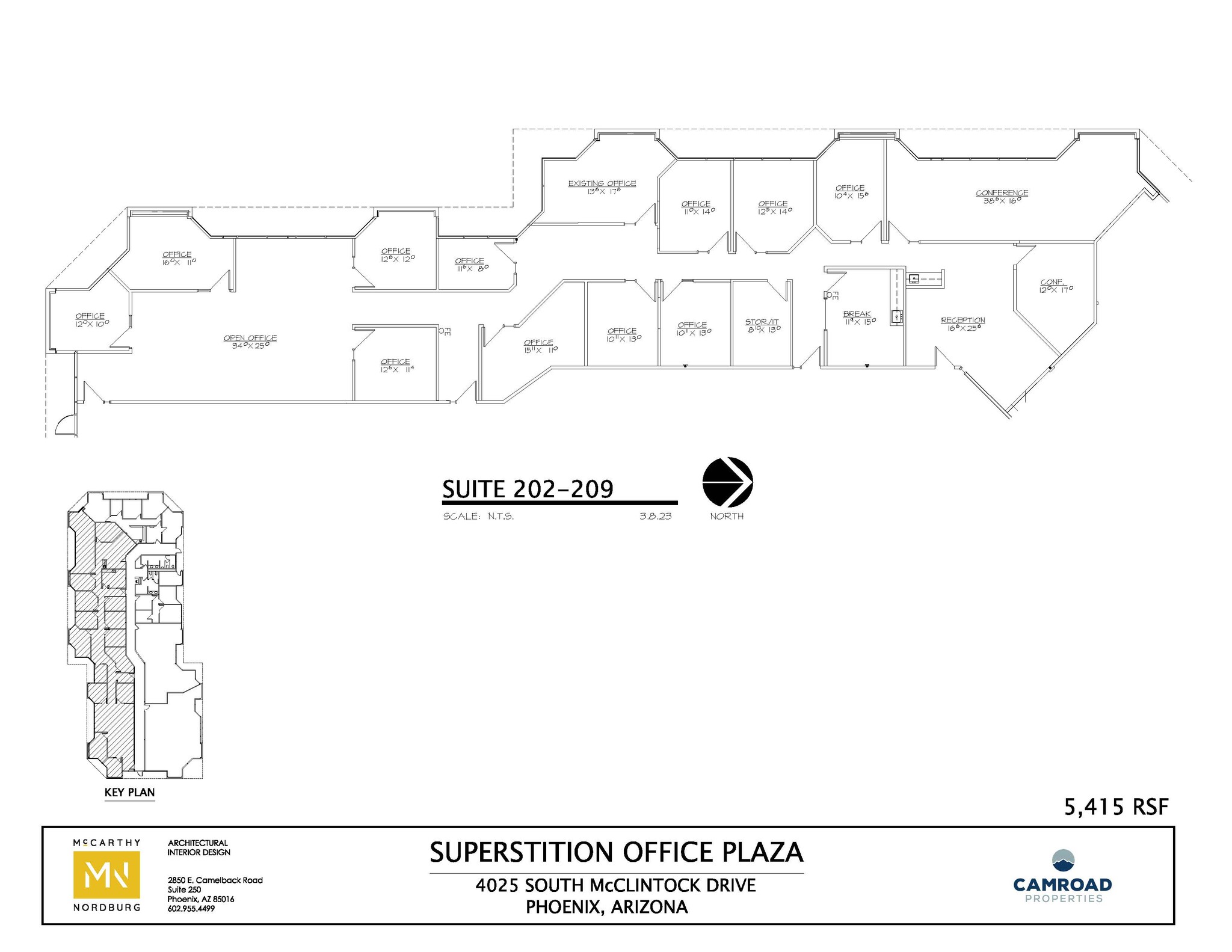 4015 S McClintock Dr, Tempe, AZ en alquiler Plano de la planta- Imagen 1 de 1