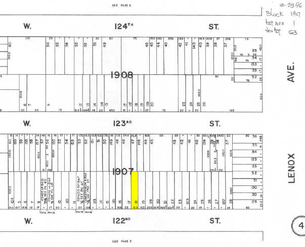 129 W 122nd St, New York, NY en venta - Plano de solar - Imagen 2 de 5