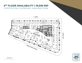 2401 Pennsylvania Ave NW, Washington, DC en alquiler Plano de la planta- Imagen 2 de 8