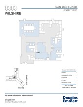 8383 Wilshire Blvd, Beverly Hills, CA en alquiler Plano de la planta- Imagen 1 de 1