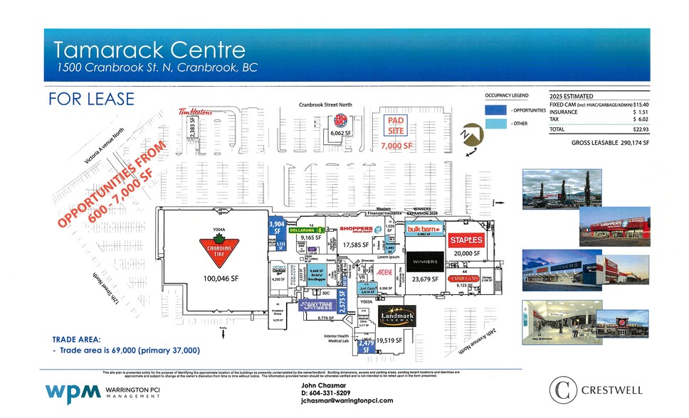 1500 Cranbrook St N, Cranbrook, BC en alquiler - Plano del sitio - Imagen 2 de 3