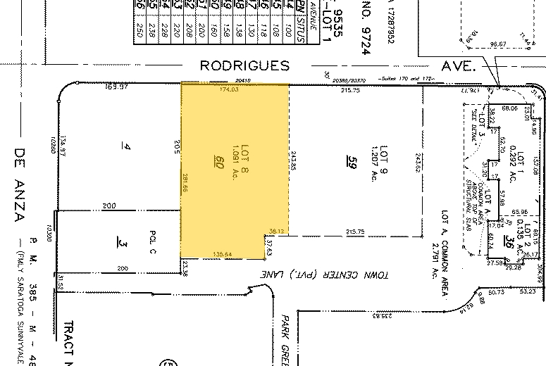 20410 Town Center Ln, Cupertino, CA en alquiler - Plano de solar - Imagen 2 de 8