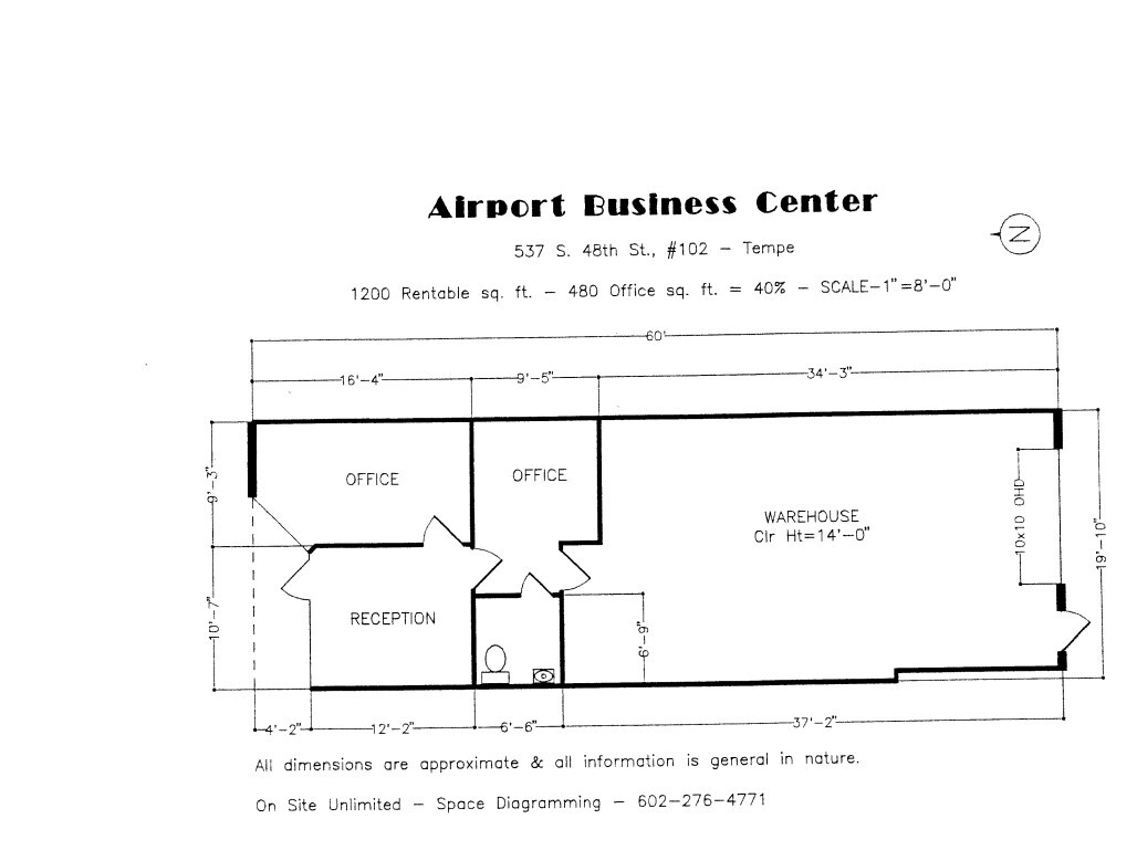 637 S 48th St, Tempe, AZ en alquiler Plano de la planta- Imagen 1 de 1