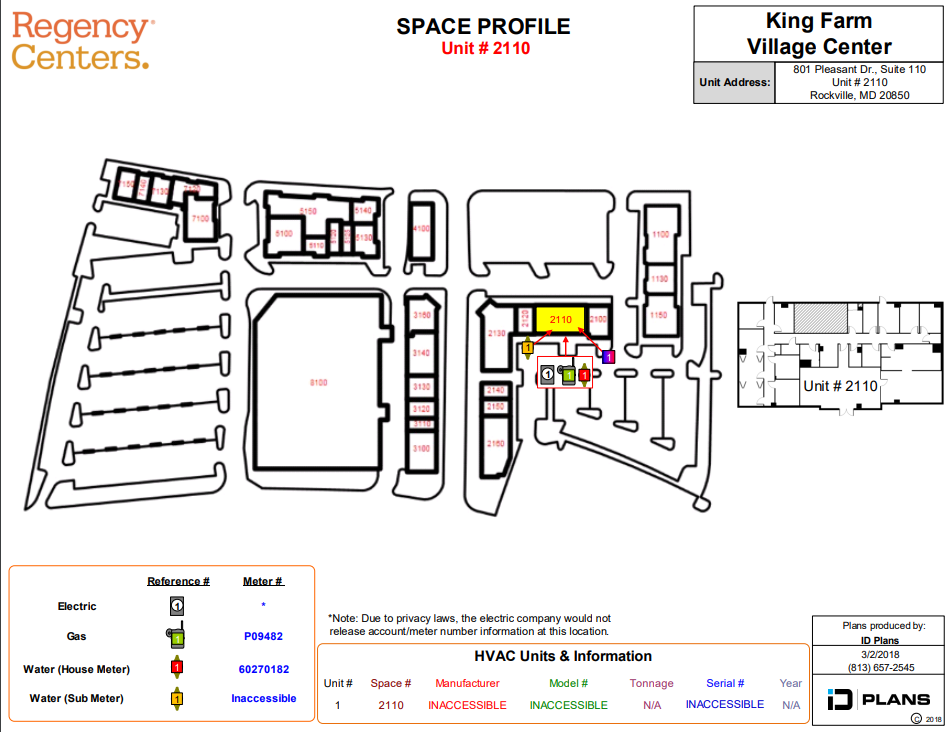 402 King Farm Blvd, Rockville, MD en alquiler Plano de la planta- Imagen 1 de 1