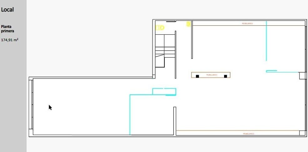 Local en Cádiz, Cádiz en venta - Plano de planta tipo - Imagen 3 de 4