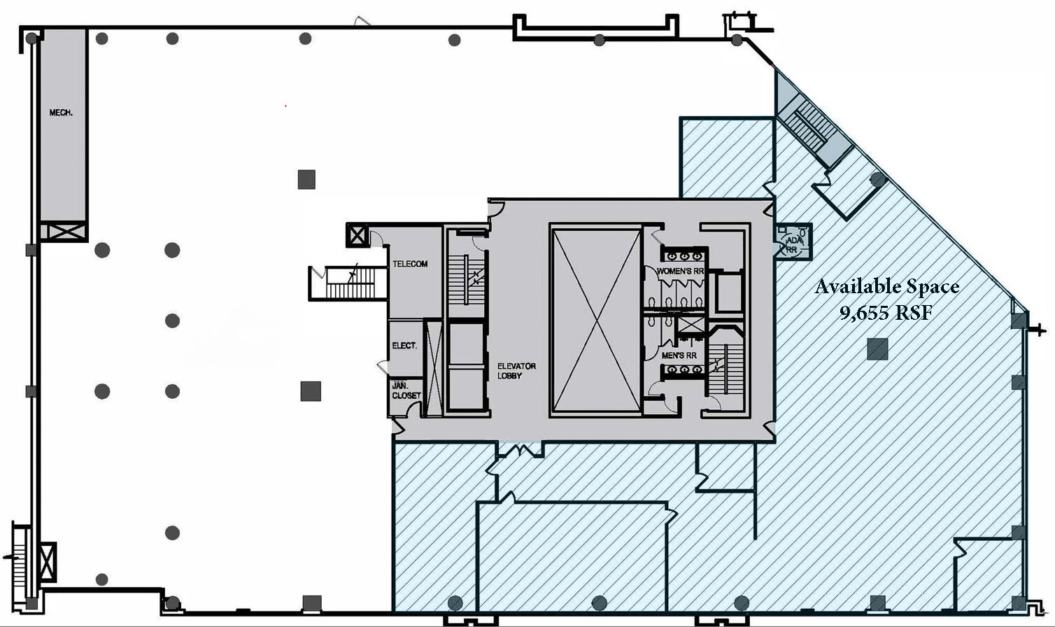 901 E Cary St, Richmond, VA en alquiler Plano de la planta- Imagen 1 de 4