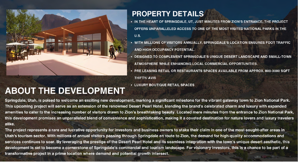 839 Zion Park Blvd, Springdale, UT en alquiler - Foto del edificio - Imagen 3 de 17