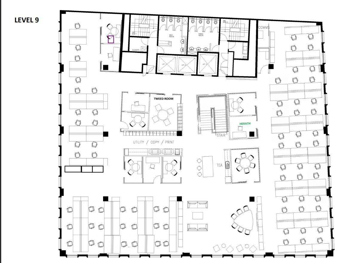 20 Berry St, North Sydney en alquiler Plano de la planta- Imagen 1 de 1