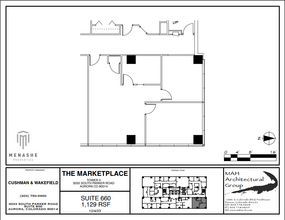 3025 S Parker Rd, Aurora, CO en alquiler Plano de la planta- Imagen 1 de 1