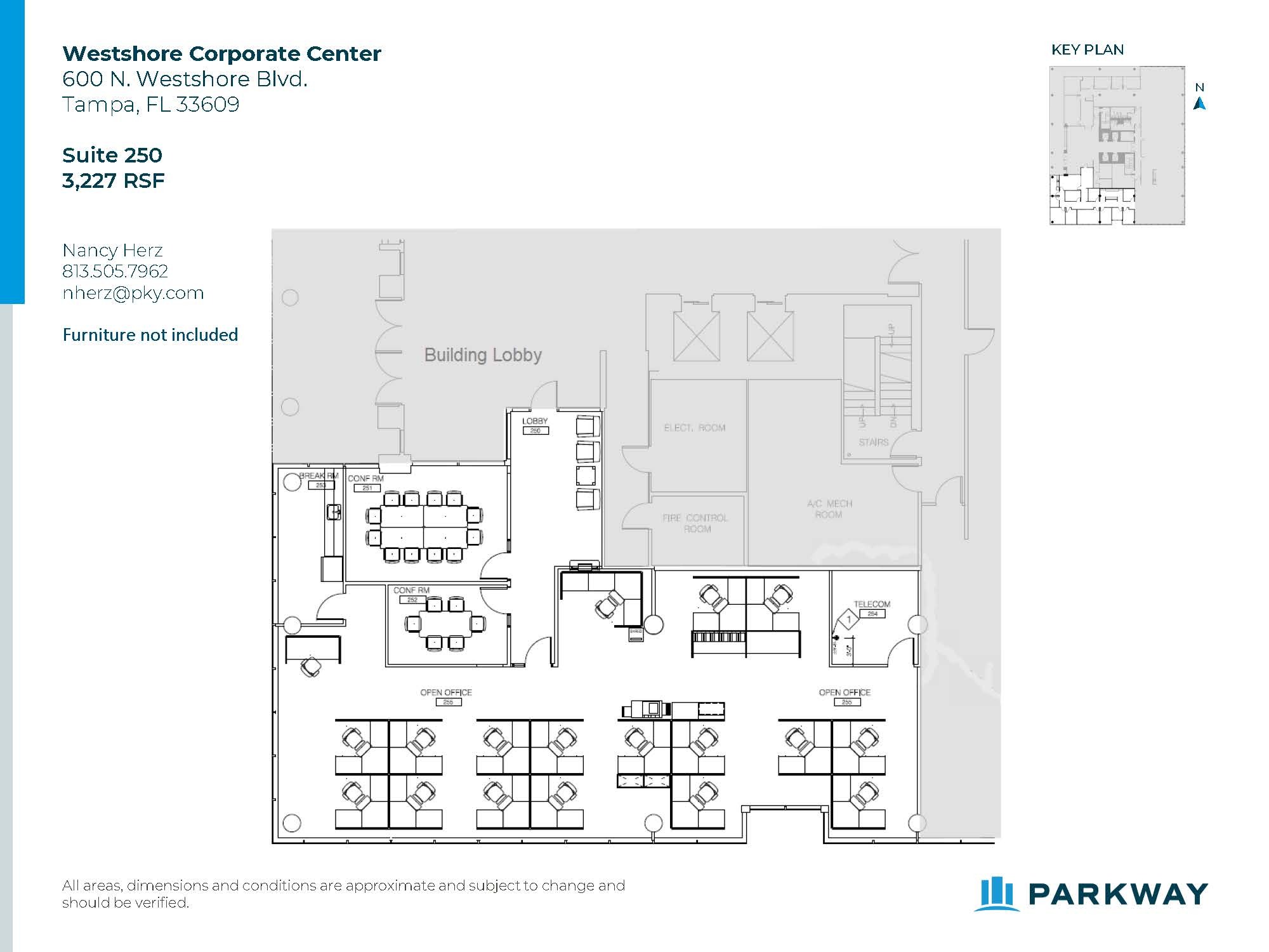 600 N Westshore Blvd, Tampa, FL en alquiler Plano de la planta- Imagen 1 de 5